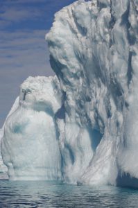 Falaise de glace du glacier "Astrolabe", base Dumont d’Urville, Terre Adélie, Antarctique.
