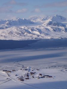 Village scientifique international de Ny Alesund, Svalbard.