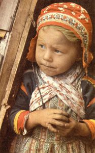 Ingrid, enfant samie, 1907