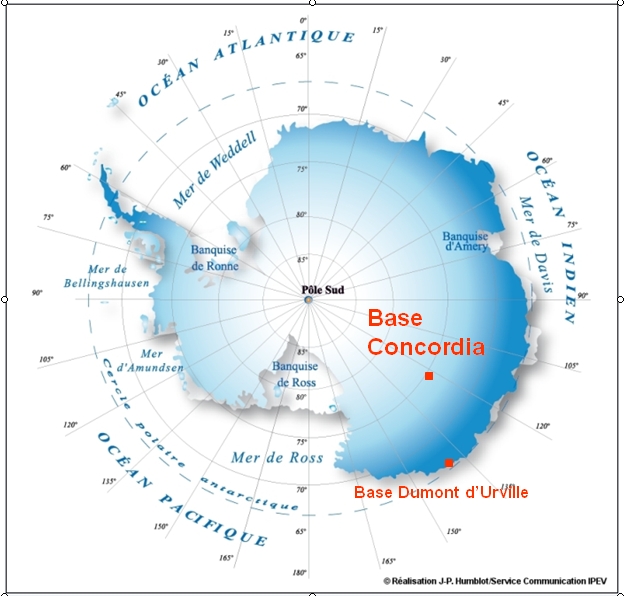 Base Concordia, Antarctique