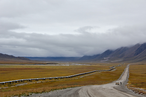 La Dalton Highway et l'oléoduc trans-Alaska
