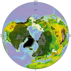 Extension maximale des glaces de l'hémisphère Nord durant le Quaternaire